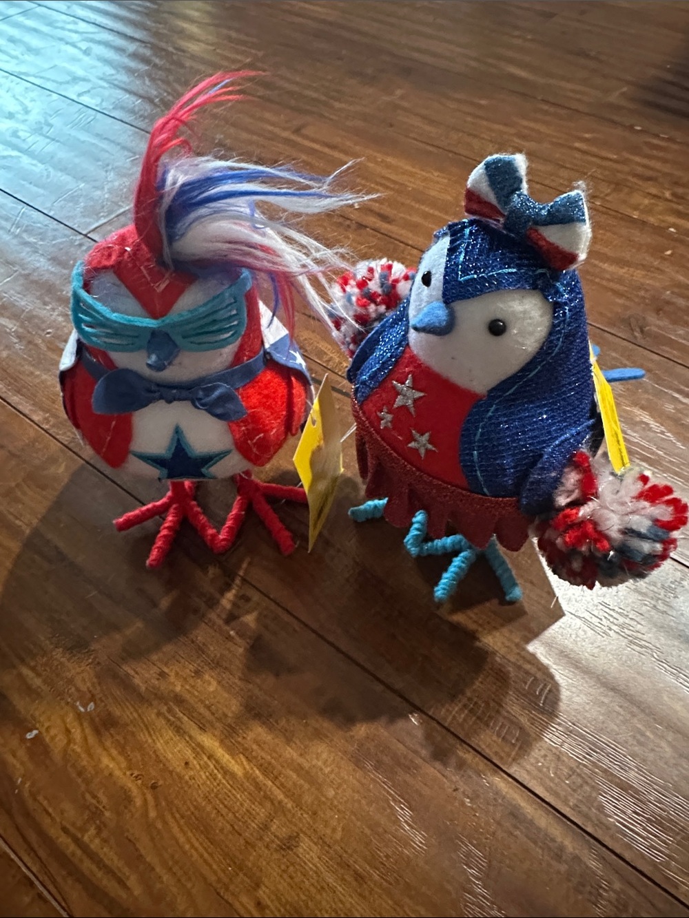 Target Featherly Friends Patriotic Cheery & Hero Bird Pair 2025 4th of July NWT